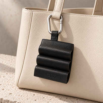 Vazlena Folded Black Bag Charm