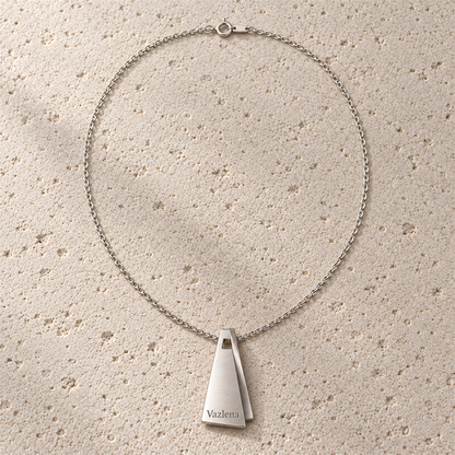 Vazlena Fold Pendant Necklace