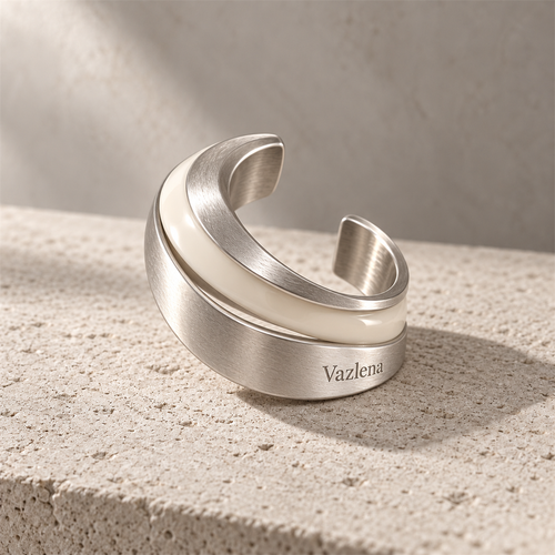 Vazlena Silver-Tone Ear Cuff
