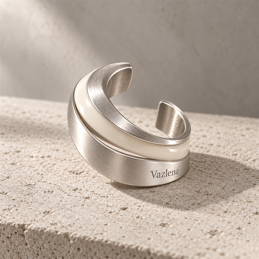Vazlena Silver-Tone Ear Cuff
